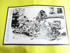 ALAN FORD POSTER MANIFESTO # 14 /100 FIRMATO MAX BUNKER GADGET MAGNUS No Corno