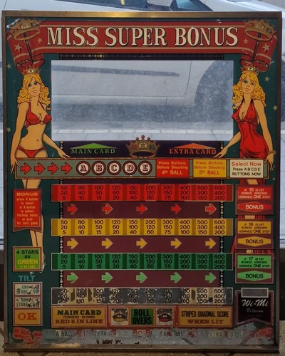 Vetro flipper miss super - vetro, bonus