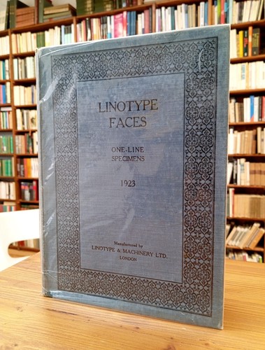 Linotype faces one line - linotype, faces.