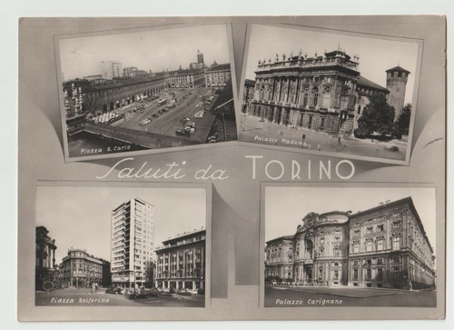 Saluti torino cartolina - saluti,