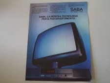 advertising Pubblicità 1985 TV TELEVISORE SABA CHALLENGER