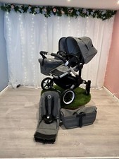 Bugaboo asino 3 Telaio Duo-argento Grigio Melange-RICONDIZIONATO