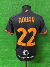 Maglia Roma AOUAR Worn Match Day Shirt Indossata Jersey Maillot Camisa France