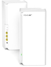 Tenda Nova Mesh MX21 (confezione da 2) Wi-Fi 6E AXE5700 Tutta la Casa Tri-Band Mesh Wi-Fi