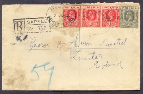 Nigeria all inghilterra 1926 - nigeria, all'inghilterra
