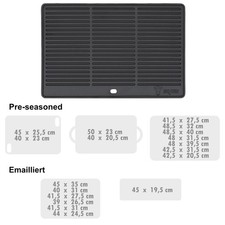 Piastra per barbecue in ghisa