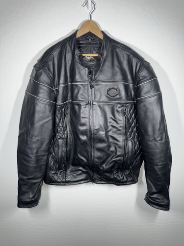 Giacca pelle imbottita - , harley