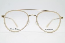 Occhiali Comma 70049 Titan Oro Beige Ovale Montatura Nuova