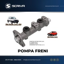 POMPA FRENI CILINDRO MAESTRO FRENO FIAT PANDA 4X4 141 01/1986 71738443