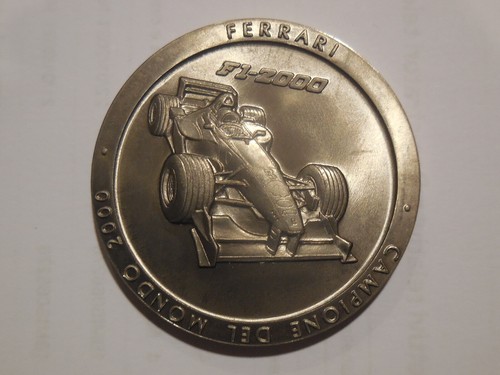 Medaglia titanio ferrari - medaglia, in