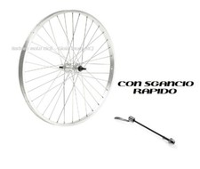 RUOTA CERCHIO ANTERIORE BICI BICICLETTA 26 X 1.75 CON SGANCIO RAPIDO