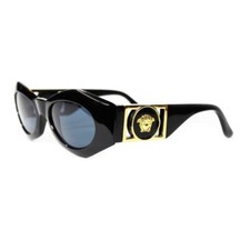 GIANNI VERSACE SUNGLASSES VINTAGE 422/B COL. BLACK (RARE - NO REPLICA)