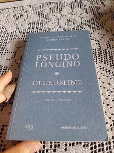 Del sublime arte - sublime, l'arte