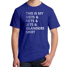 Maglia This is my Mets & Nets & Jets & Islanders squadre sportive New York 2164