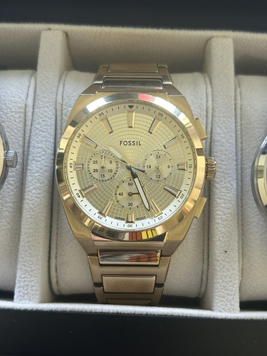 Fossil watch men - fossil, gold