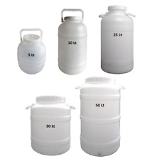 Fusto Tanica Bidone Bocca Larga per Alimenti Olio Acqua 5 10 25 30 50 Lt