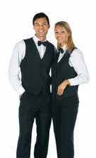 GILET CAMERIERE UNISEX SFODERATO NERO