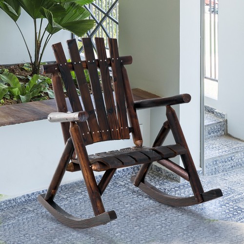 Outsunny sedia dondolo con - a,