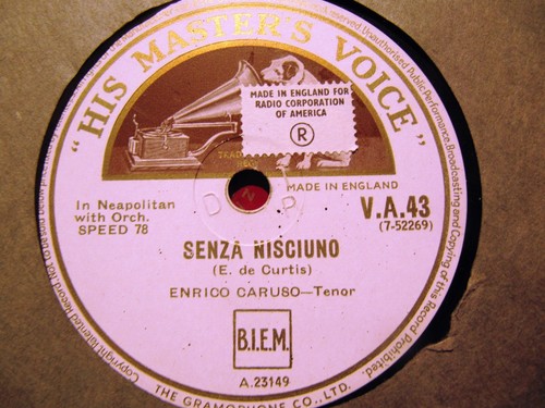 1919 enrico caruso posthumous - enrico,