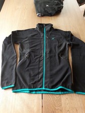 MONTURA DONNA MAGLIA CON ZIP USATO NERO TAGLIA L