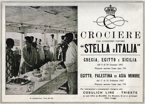 Pubblicita 1926 cosulich - 1926,