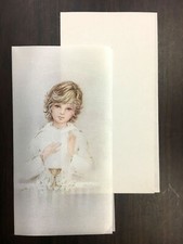 5 BIGLIETTI INVITO COMUNIONE