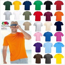 SET 5 PEZZI MAGLIETTA MANICHE CORTE UOMO FRUIT OF THE LOOM VALUEWEIGHT T-SHIRT