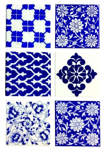 Set blu ceramica casa - set,