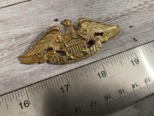 DISTINTIVO ORIGINALE WWII USMM MERCHANT MARINE STERLING BY CORO MENTY EAGLE