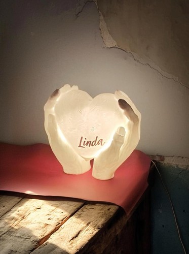 Lampada tavolo cuore - lampada, tra