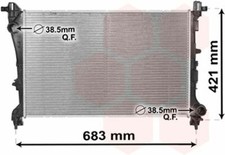 Radiatore Acqua Fiat 500L 0.9