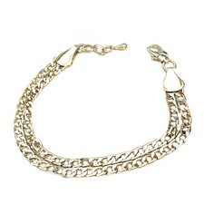 Bracciale catena doppia - , da