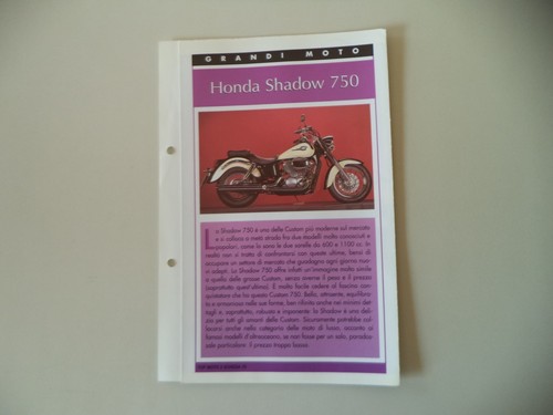 Scheda top moto honda - top,