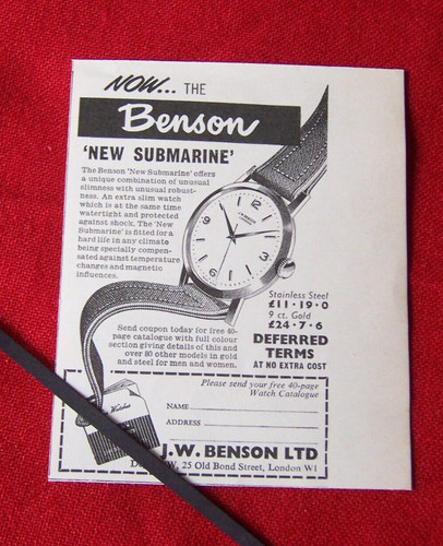 Orologio benson new - orologio, 'new