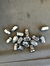 FIAT ABARTH 600/850/1000 Dadi Acciaio Ruote.Usati Ottime Condizioni . come foto 