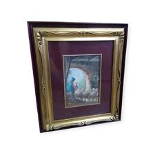 QUADRO OVILE FIRMATO MARIO FATTORI COLORE OLIO SU TAVOLA RIVESTITA TELA