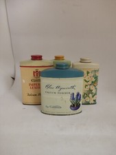 CUSSONS TALCO : 4 scatole di latta integre ,Vintage anni '50