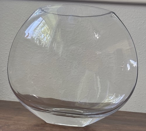Vaso ovale moderno vetro