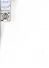 SAN MARINO 500 LIRE ARGENTO 1987 FDC PERIZIATA