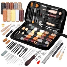 LEATHER AND LEATHER SEWING KIT