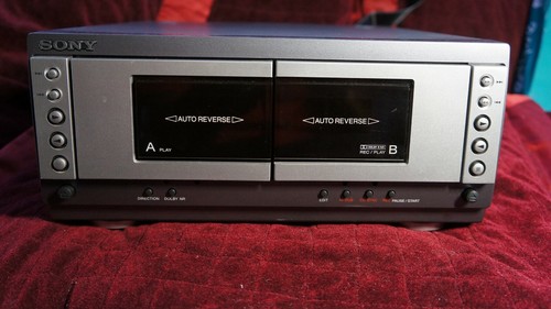 Unità cassetta doppia sony - unità,