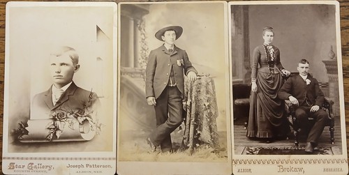 Cabinet card fotografi - fotografi, brokaw