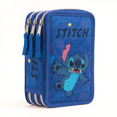 Astuccio stitch scomparti - 3,