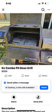 kc combo pit boss, bro pellet di legno e griglia a gas