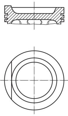 Pistone mahle 034 per - mahle,