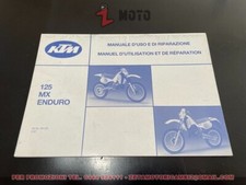 manuale di uso e di riparazione officina originale KTM 125 MX Enduro