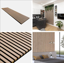 Pannelli acustici in legno fonoassorbenti dogati decorativi 240 275 300 Arredo