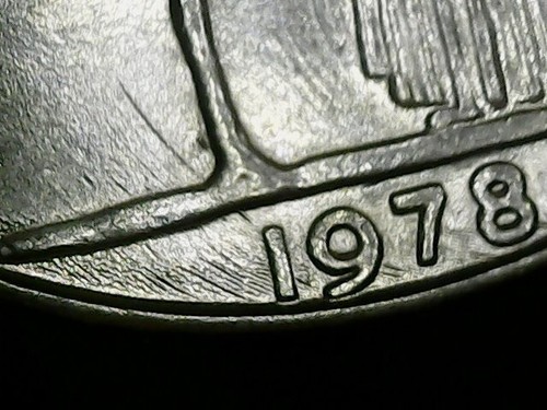 100 lire 1978 errore linee - errore, -linee