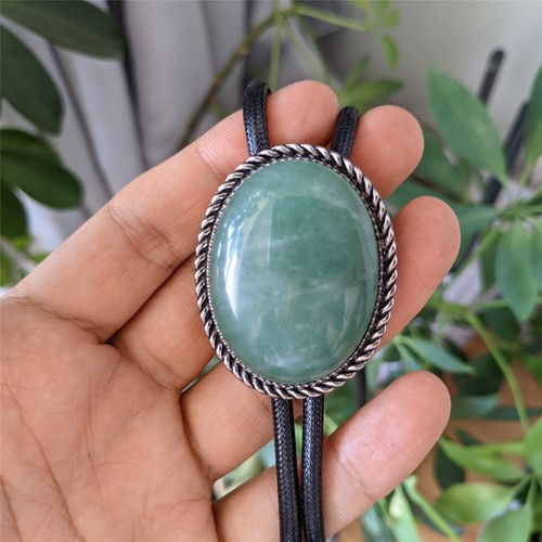Collana uomo giada verde - in,