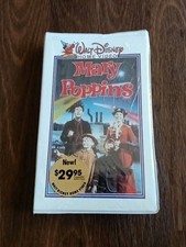 BRAND NEW/STILL SEALED VHS "Mary Poppins" 1984 Walt Disney Home Video Clamshell